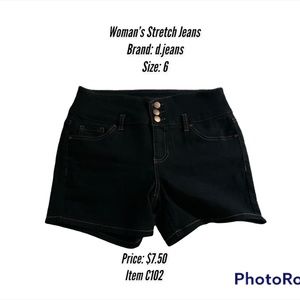 Denim Stretch Shorts